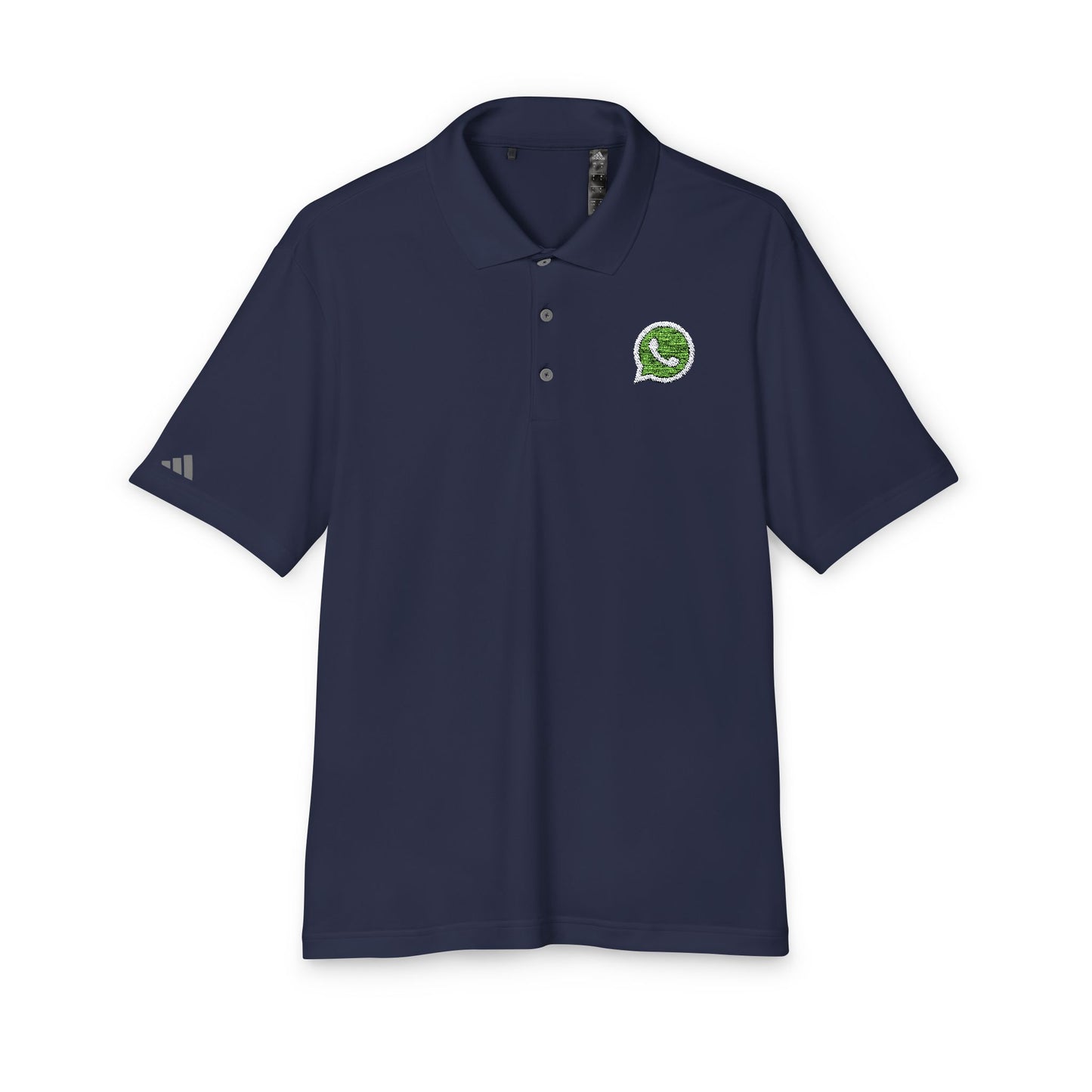 WhatsApp Logo Adidas Performance Polo