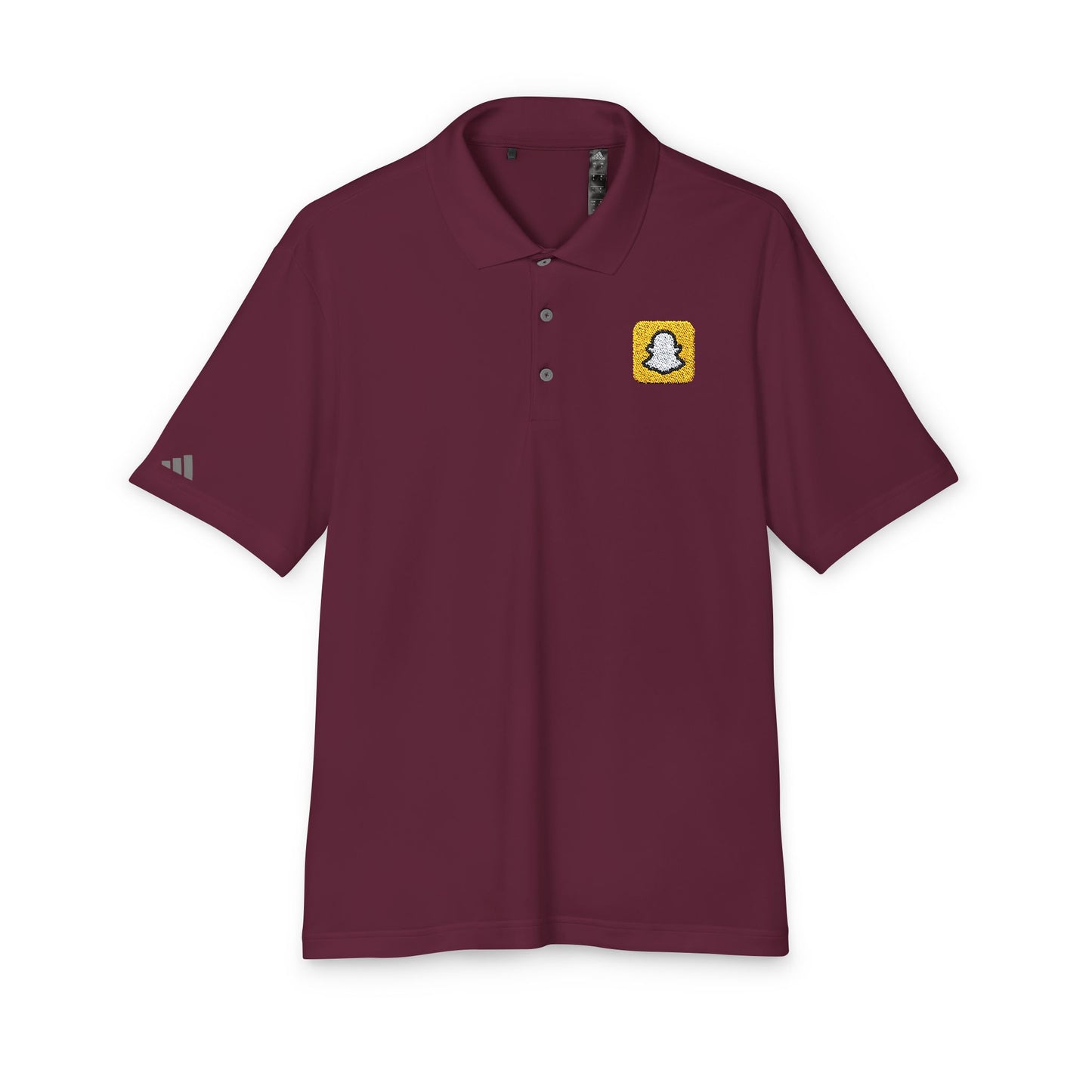 Snapchat Logo Adidas Performance Polo