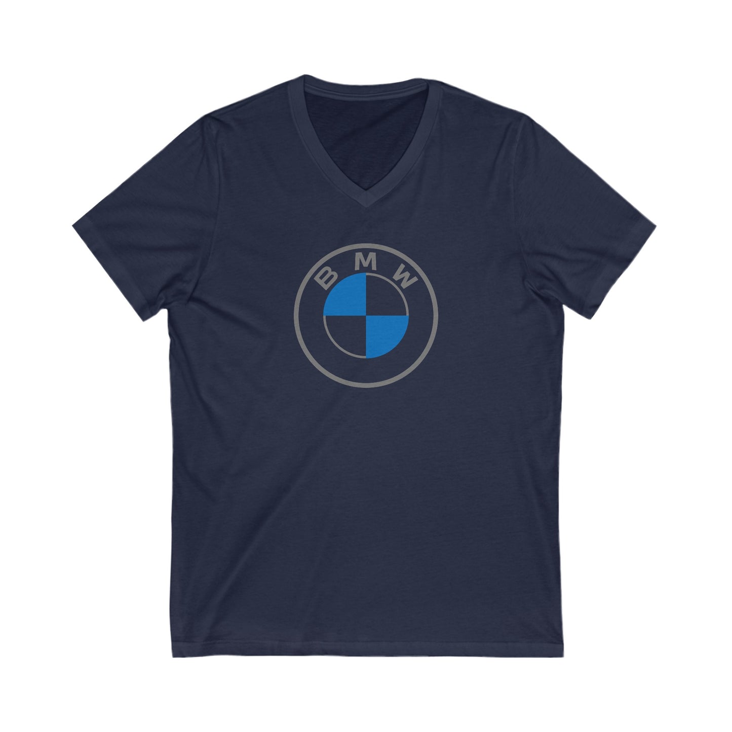 BMW Logo Adult V-Neck T-Shirt