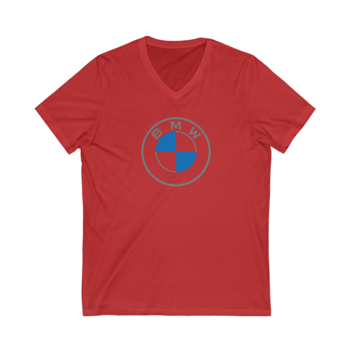 BMW Logo Adult V-Neck T-Shirt