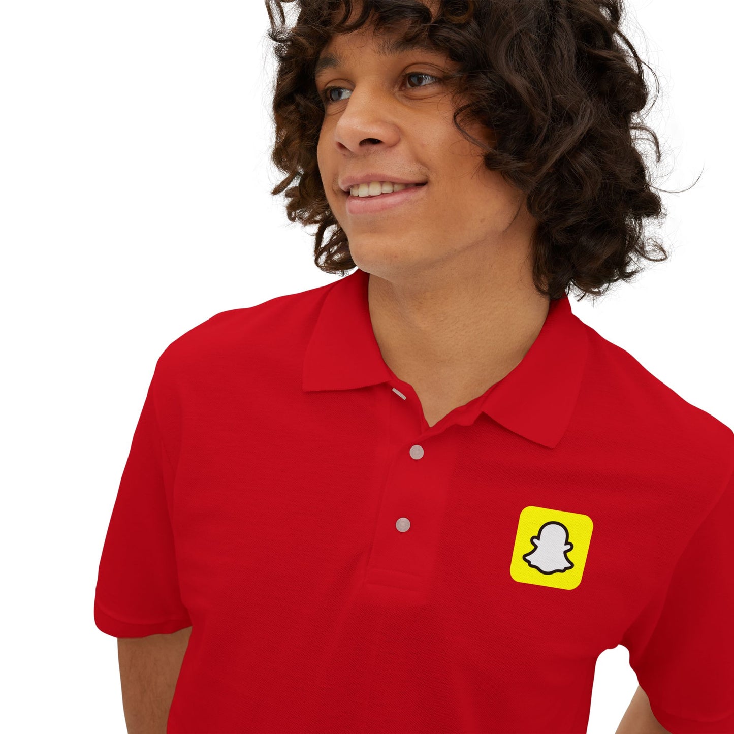 Snapchat Logo Polo Shirt