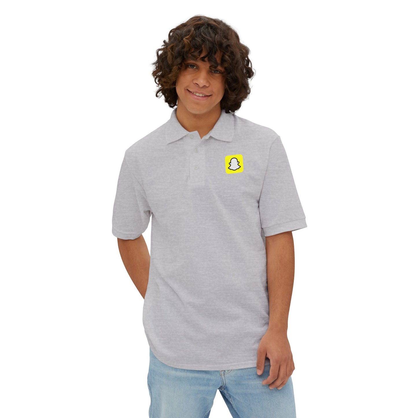 Snapchat Logo Polo Shirt