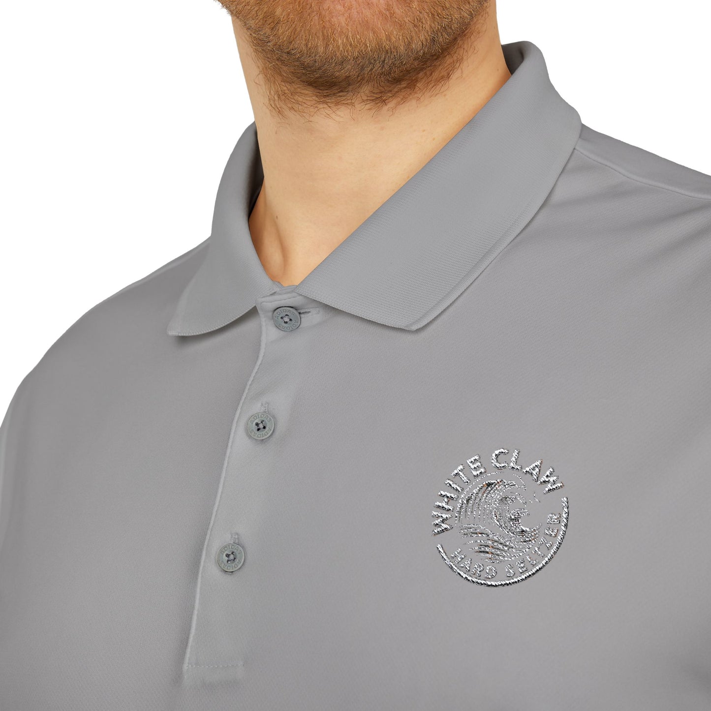 White Claw Logo Adidas Performance Polo
