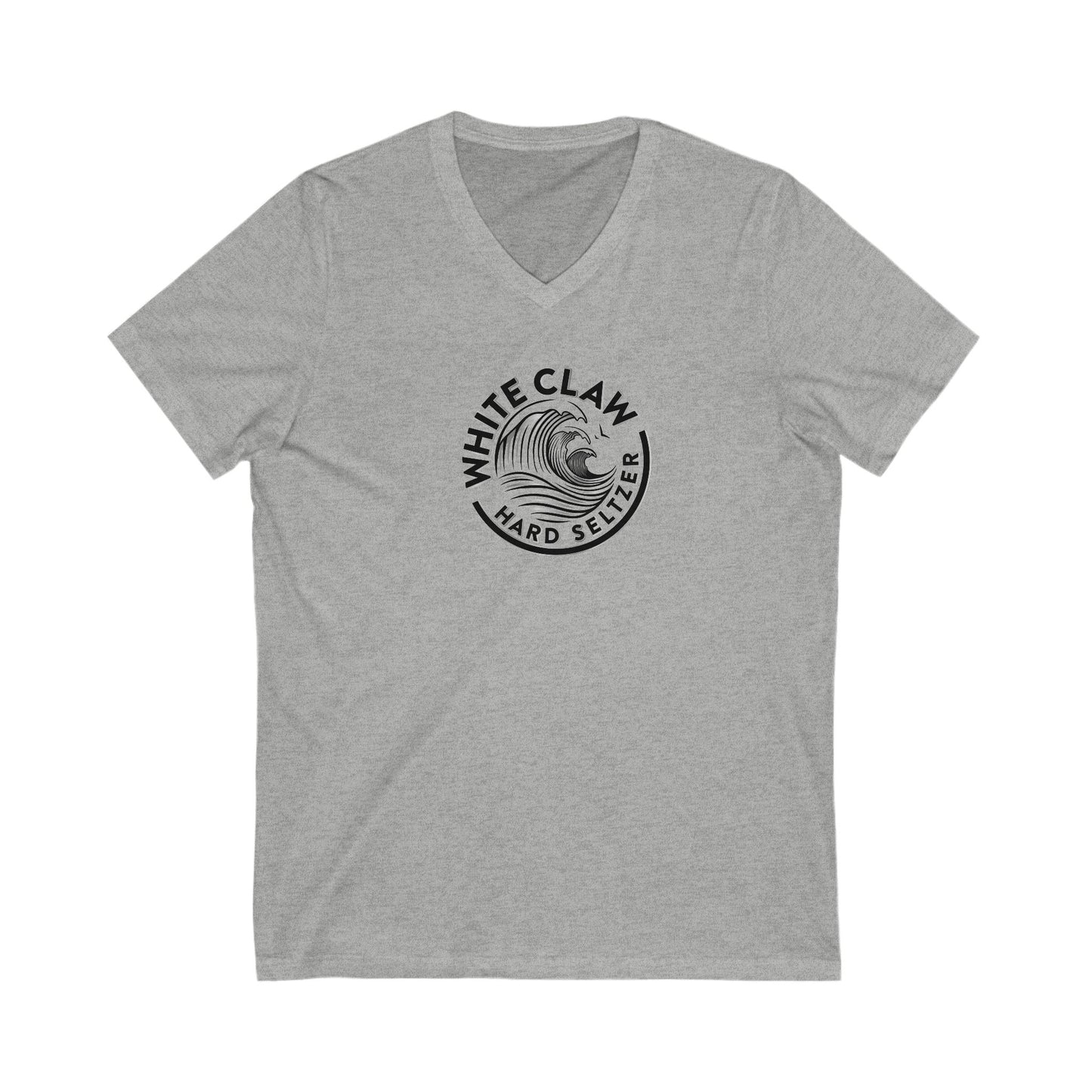 White Claw Logo Adult V-Neck T-Shirt
