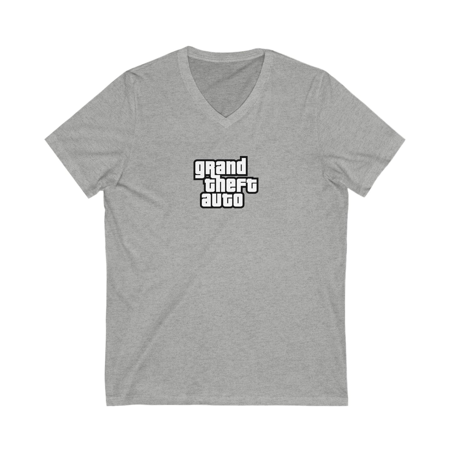 GRAND THEFT AUTO Adult V-Neck T-Shirt