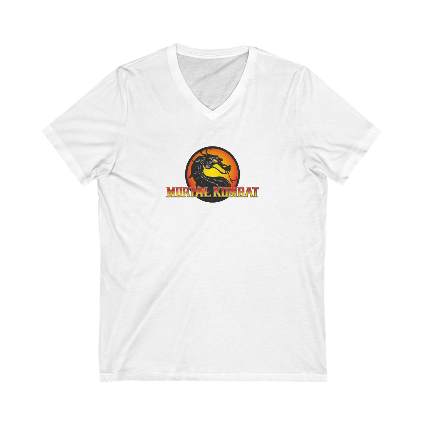 MORTAL KOMBAT Adult V-Neck T-Shirt