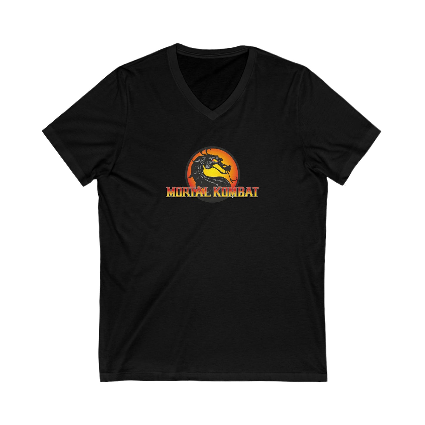 MORTAL KOMBAT Adult V-Neck T-Shirt