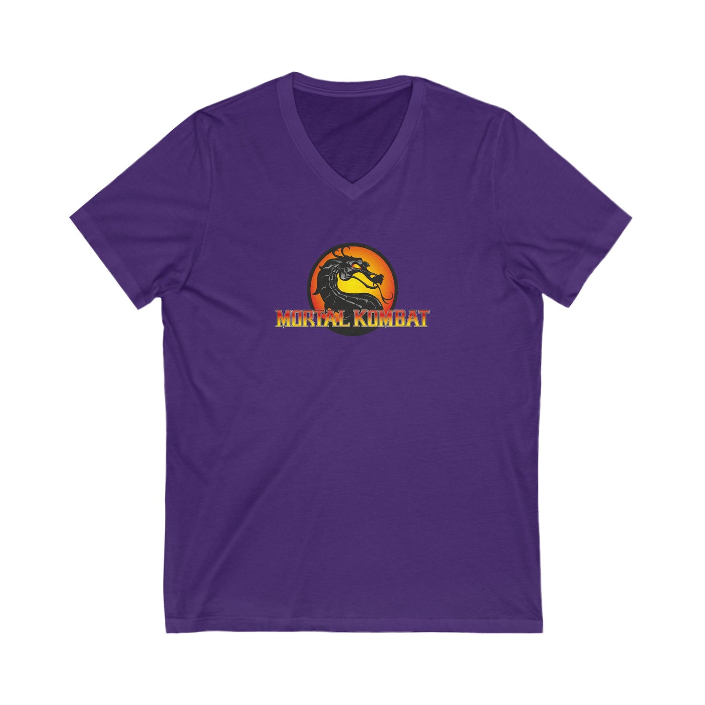 MORTAL KOMBAT Adult V-Neck T-Shirt