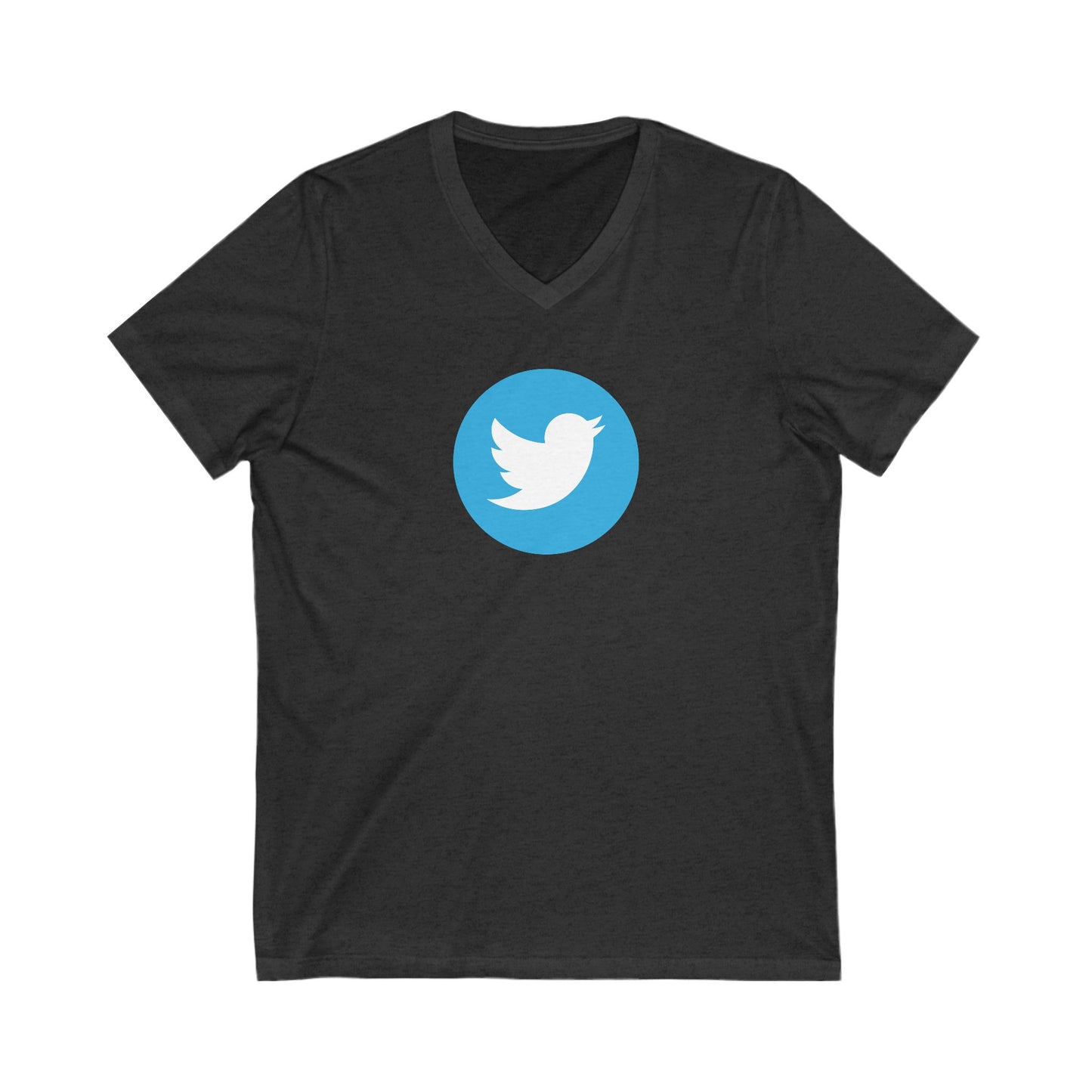 Twitter Logo Adult V-Neck T-Shirt