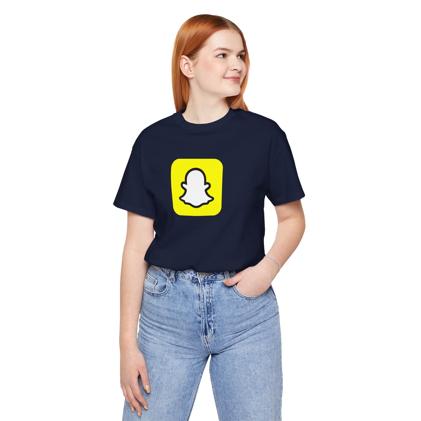 Snapchat Logo Adult T-Shirt