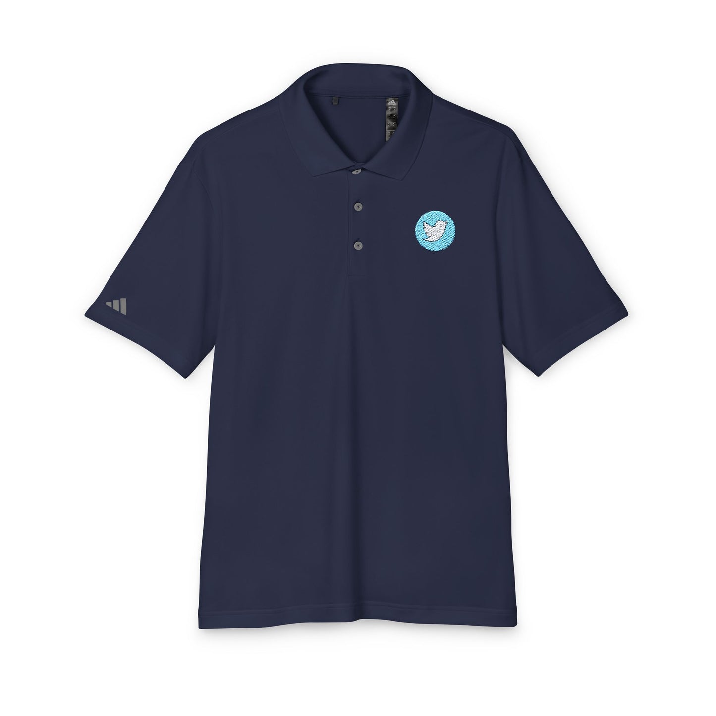 Twitter Logo Adidas Performance Polo