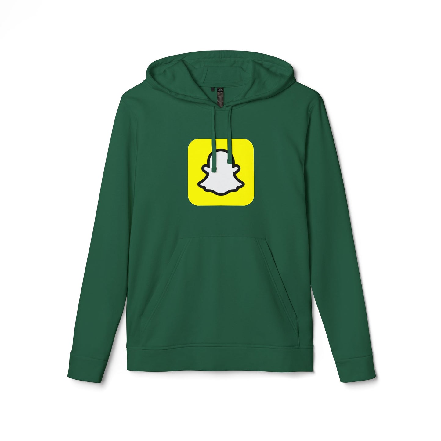 Snapchat Logo Adidas Adult Hoodie