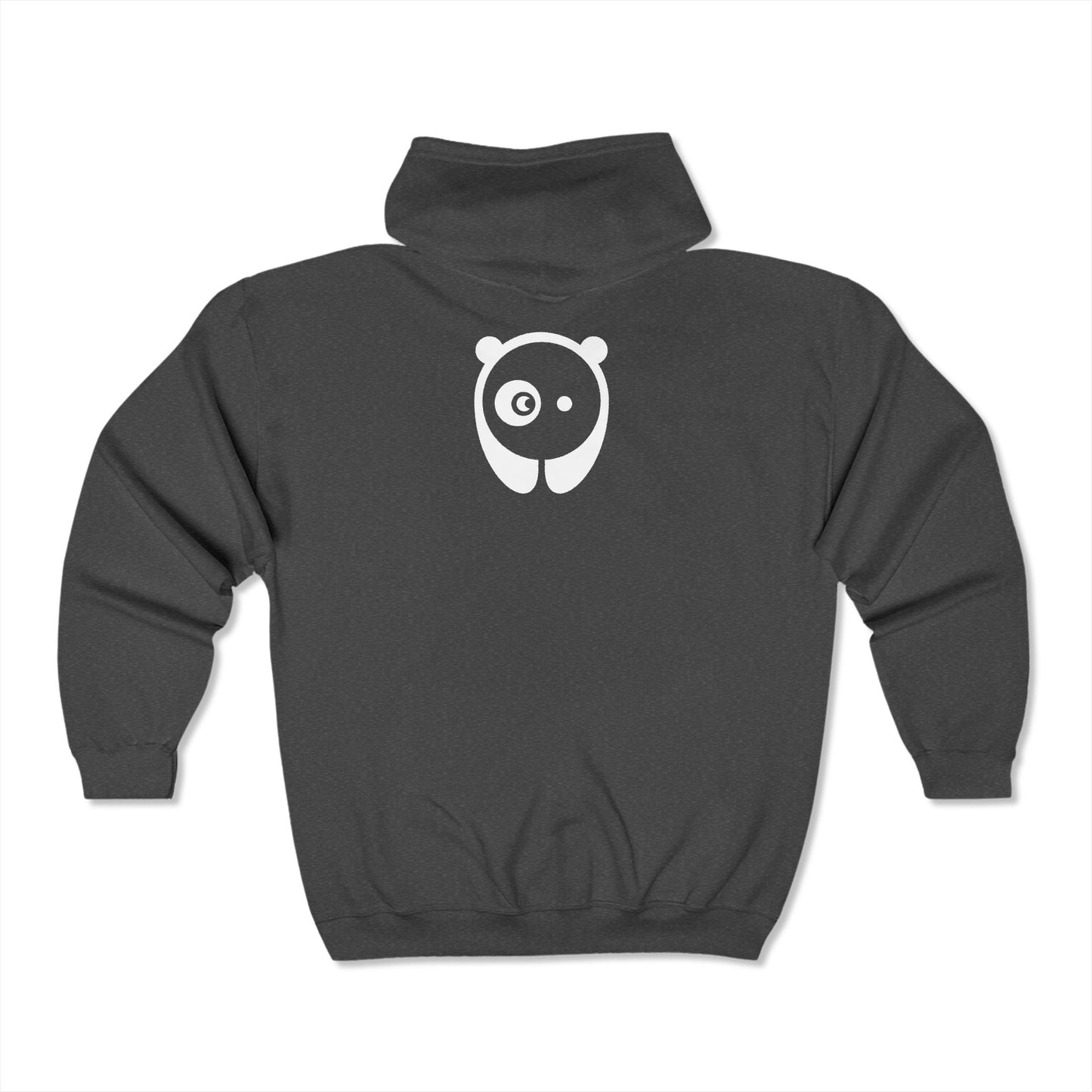 Bored Panda Logo Adult Zip-Up Hoodie
