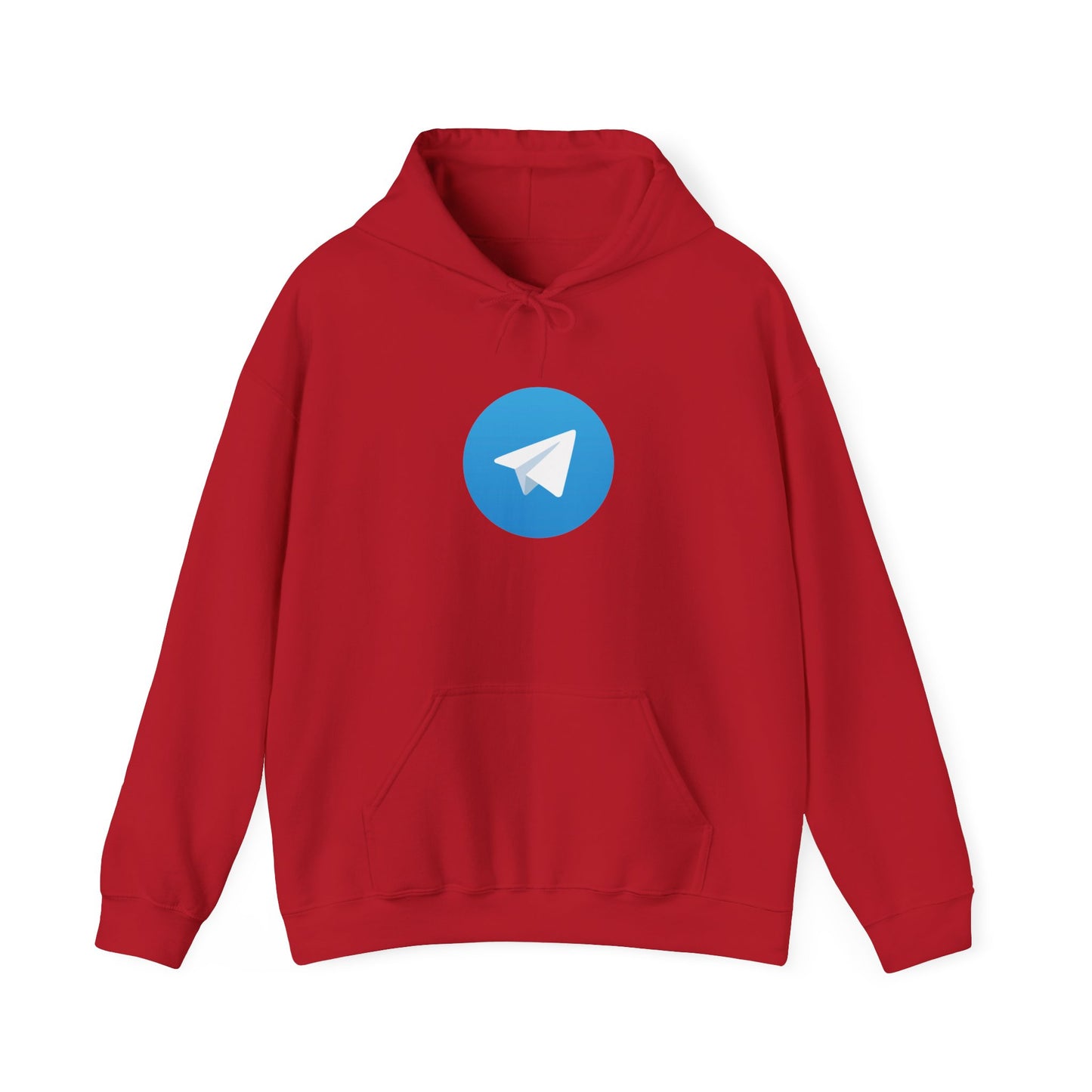 Telegram Logo Adult Hoodie