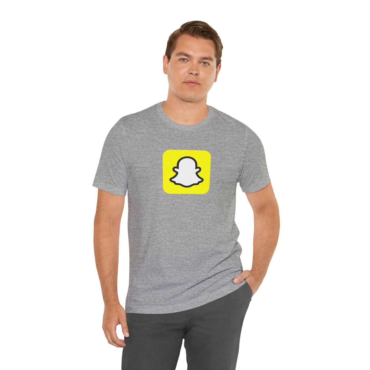Snapchat Logo Adult T-Shirt
