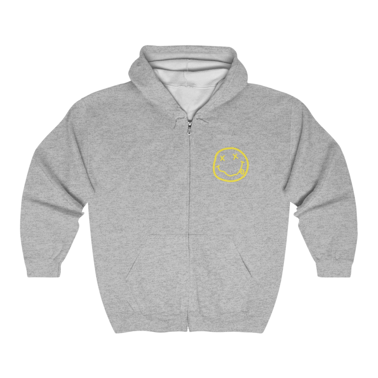 Nirvana Logo Adult Zip-Up Hoodie