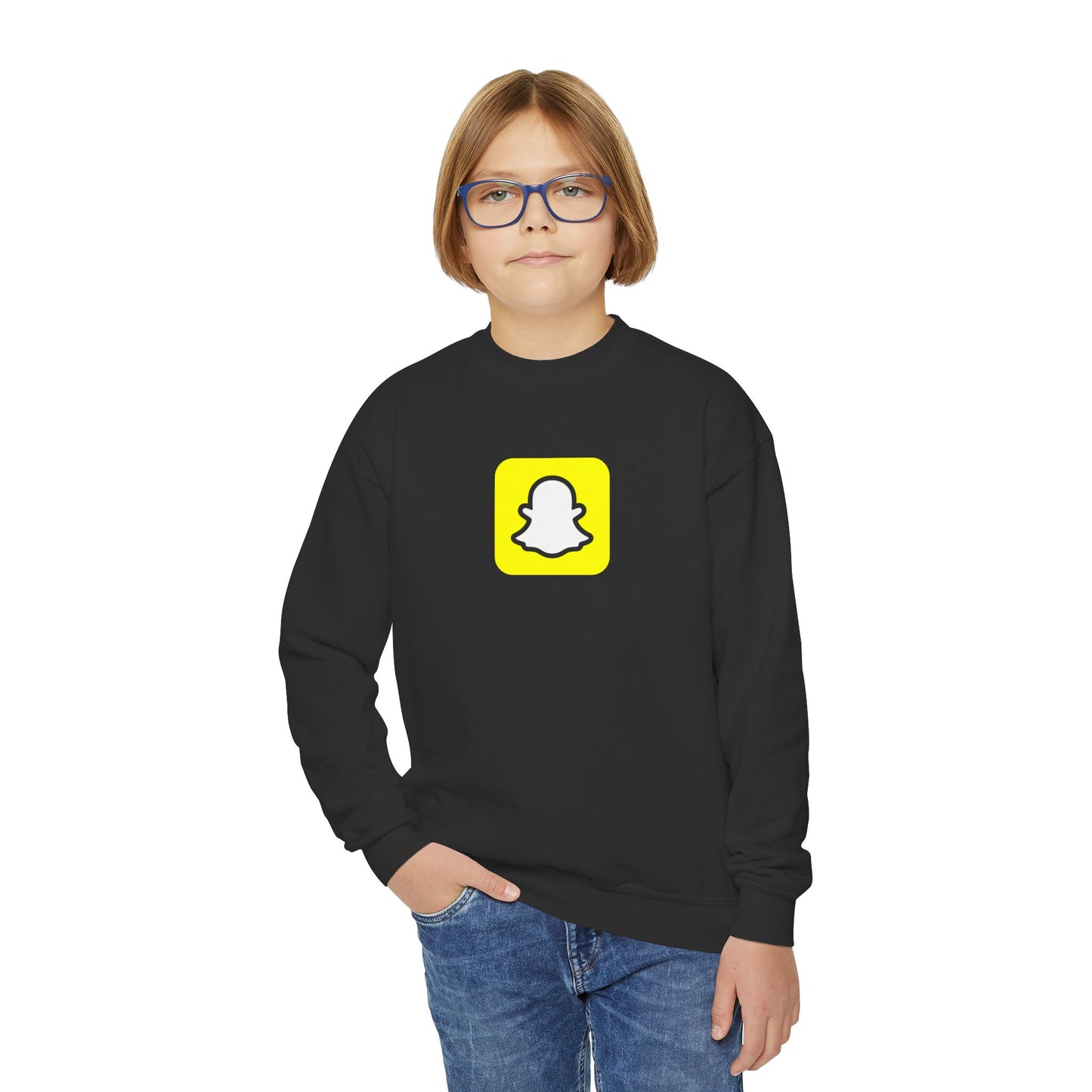 Snapchat Logo Youth Sweatshirt