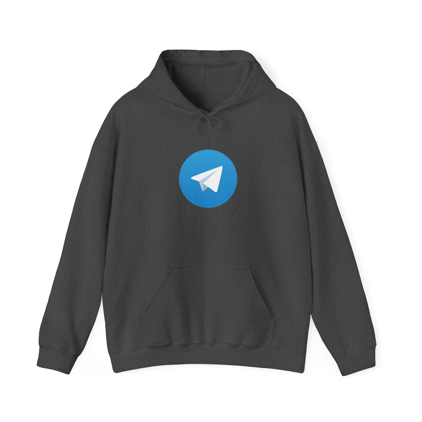 Telegram Logo Adult Hoodie