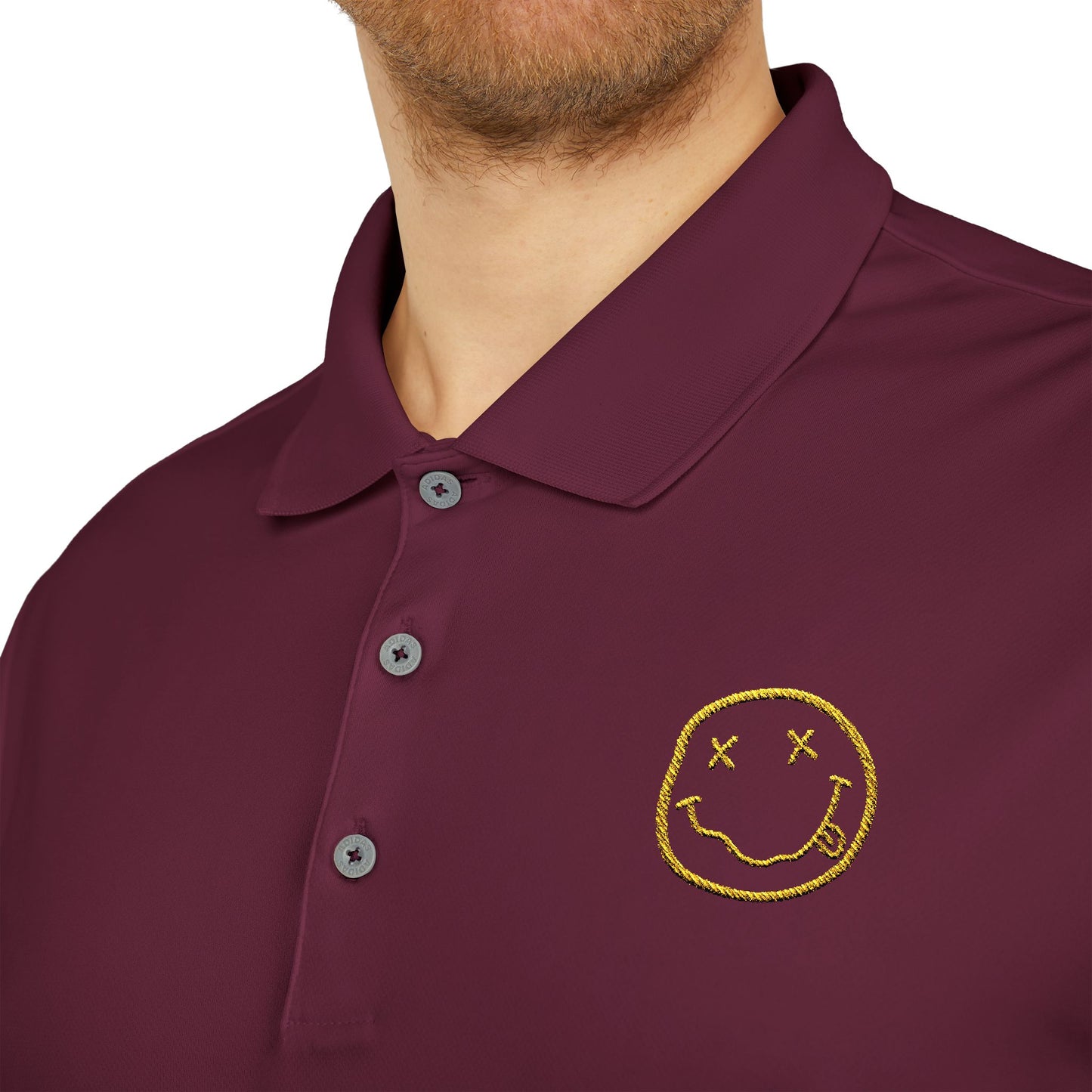 Nirvana Logo Adidas Performance Polo