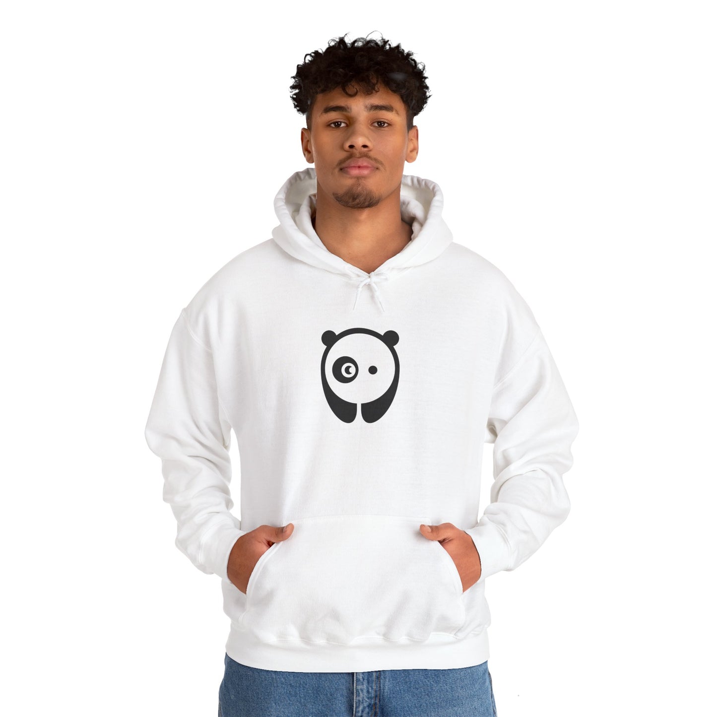 Bored Panda Logo Adult Hoodie