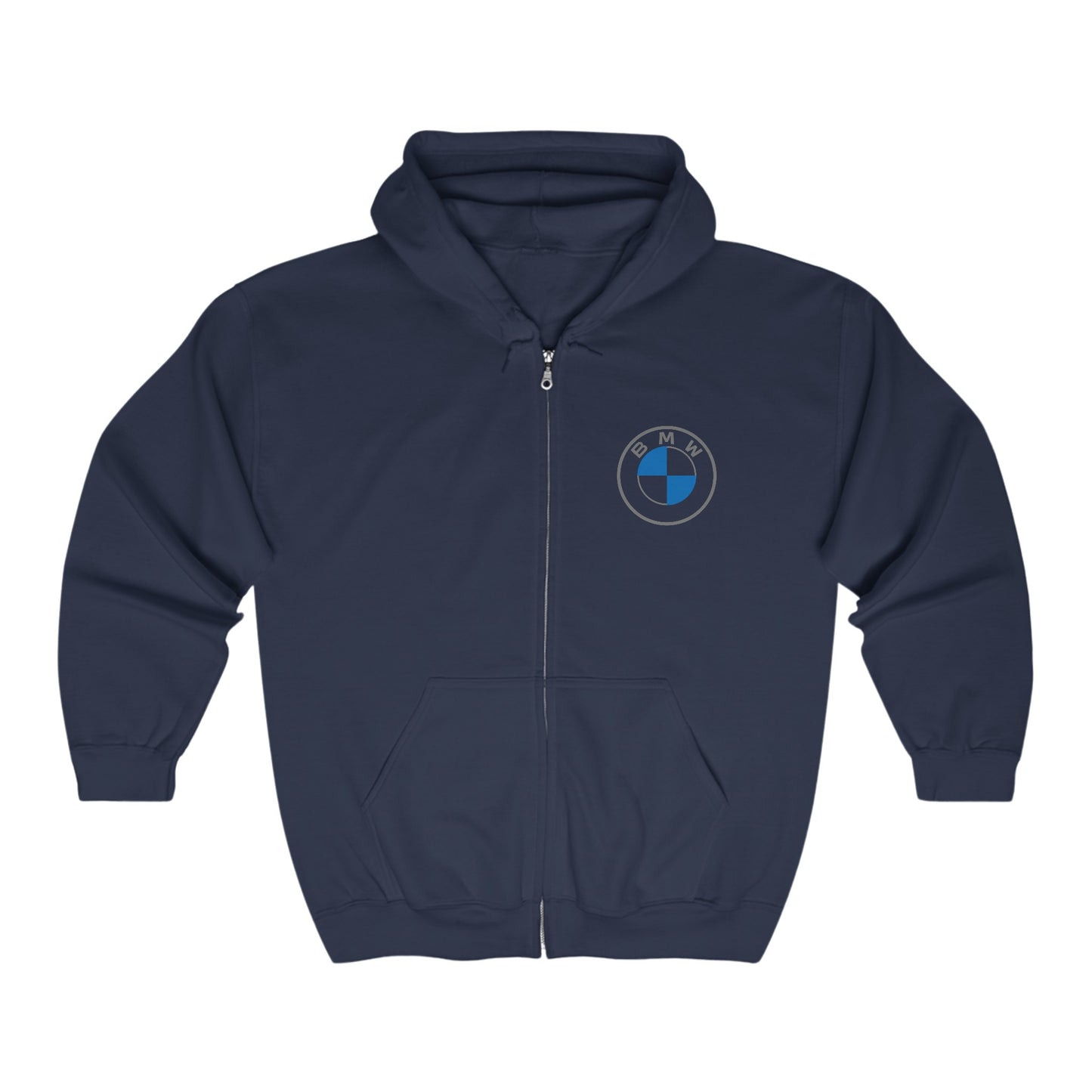 BMW Logo Adult Zip-Up Hoodie