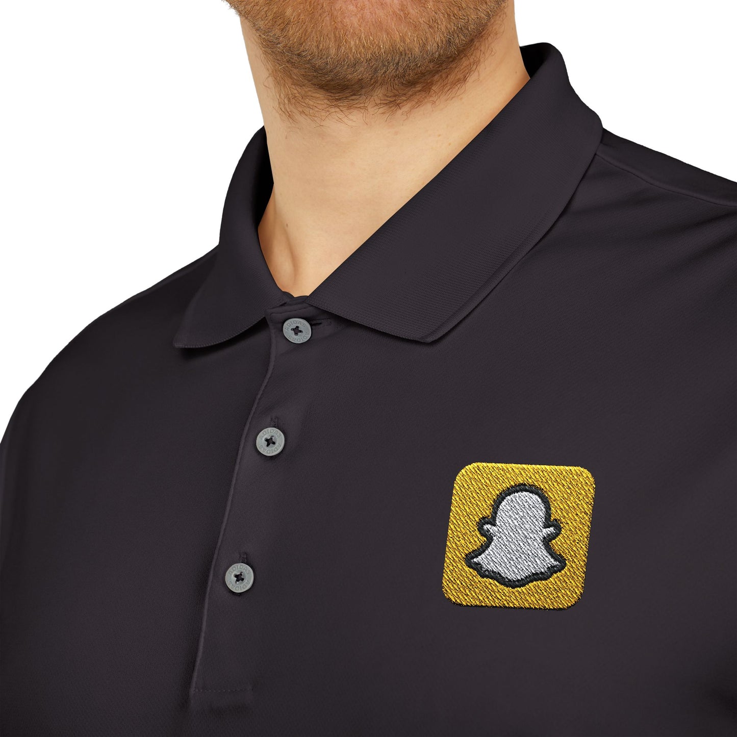 Snapchat Logo Adidas Performance Polo