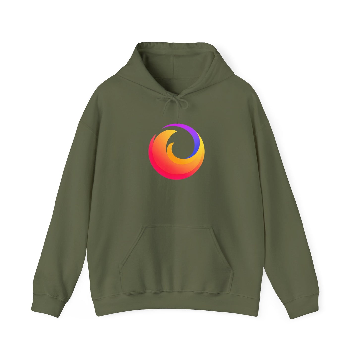 Firefox Logo Adult Hoodie