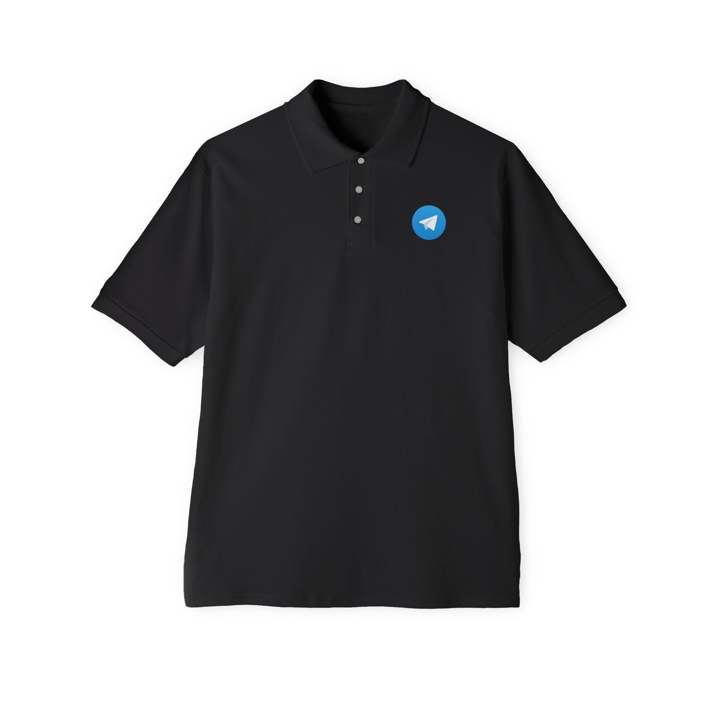 Telegram Logo Polo Shirt