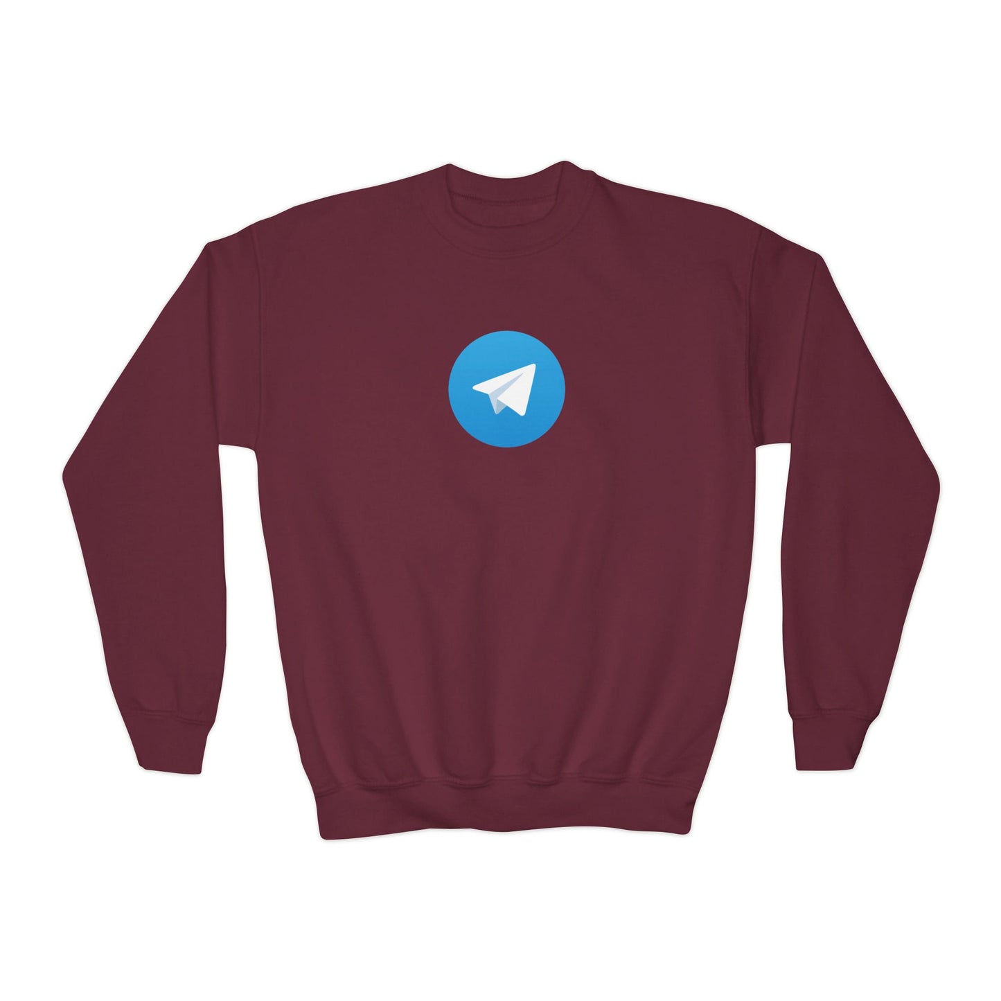 Telegram Logo Youth Sweatshirt