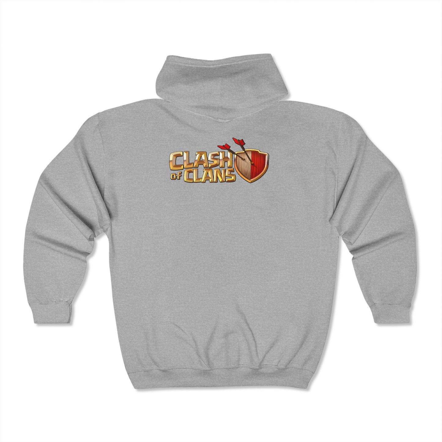 Clash Of Clans Adult Zip-Up Hoodie