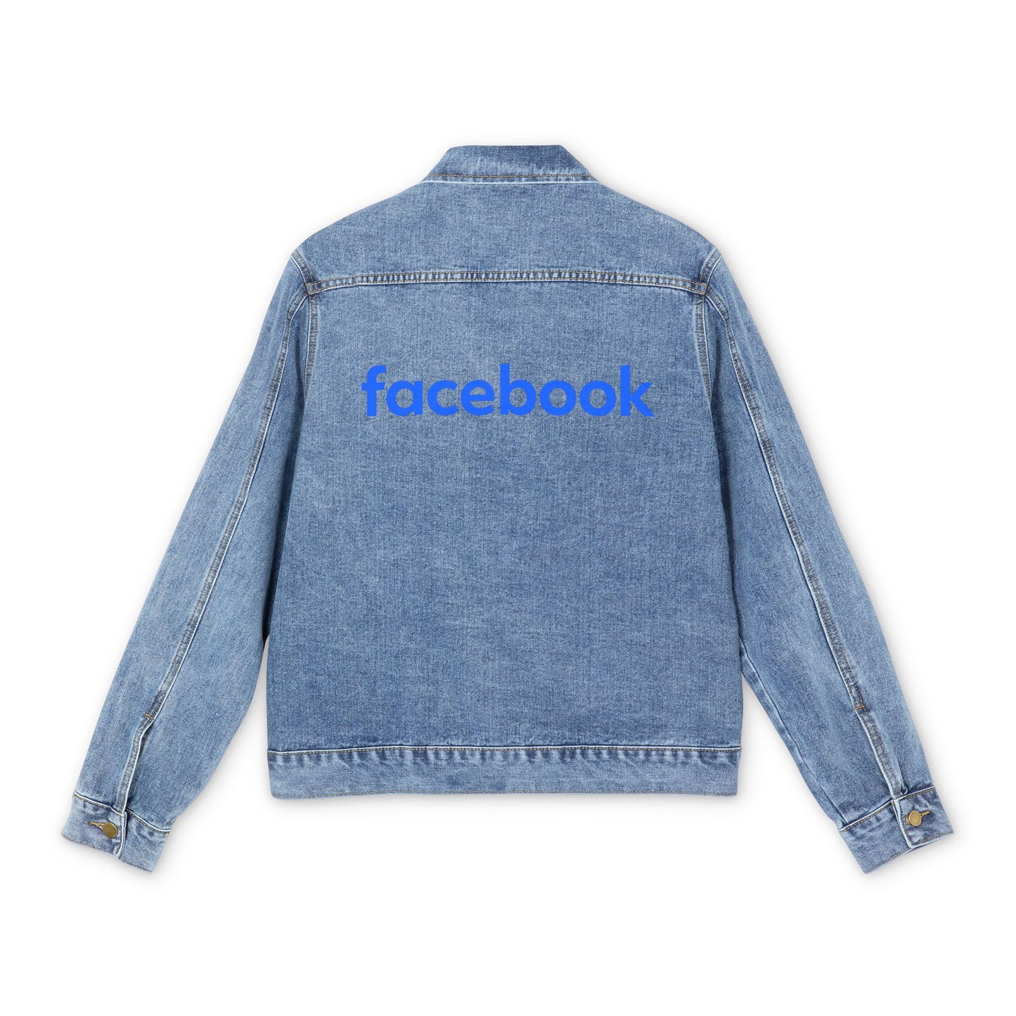 Facebook Logo Adult Denim Jacket