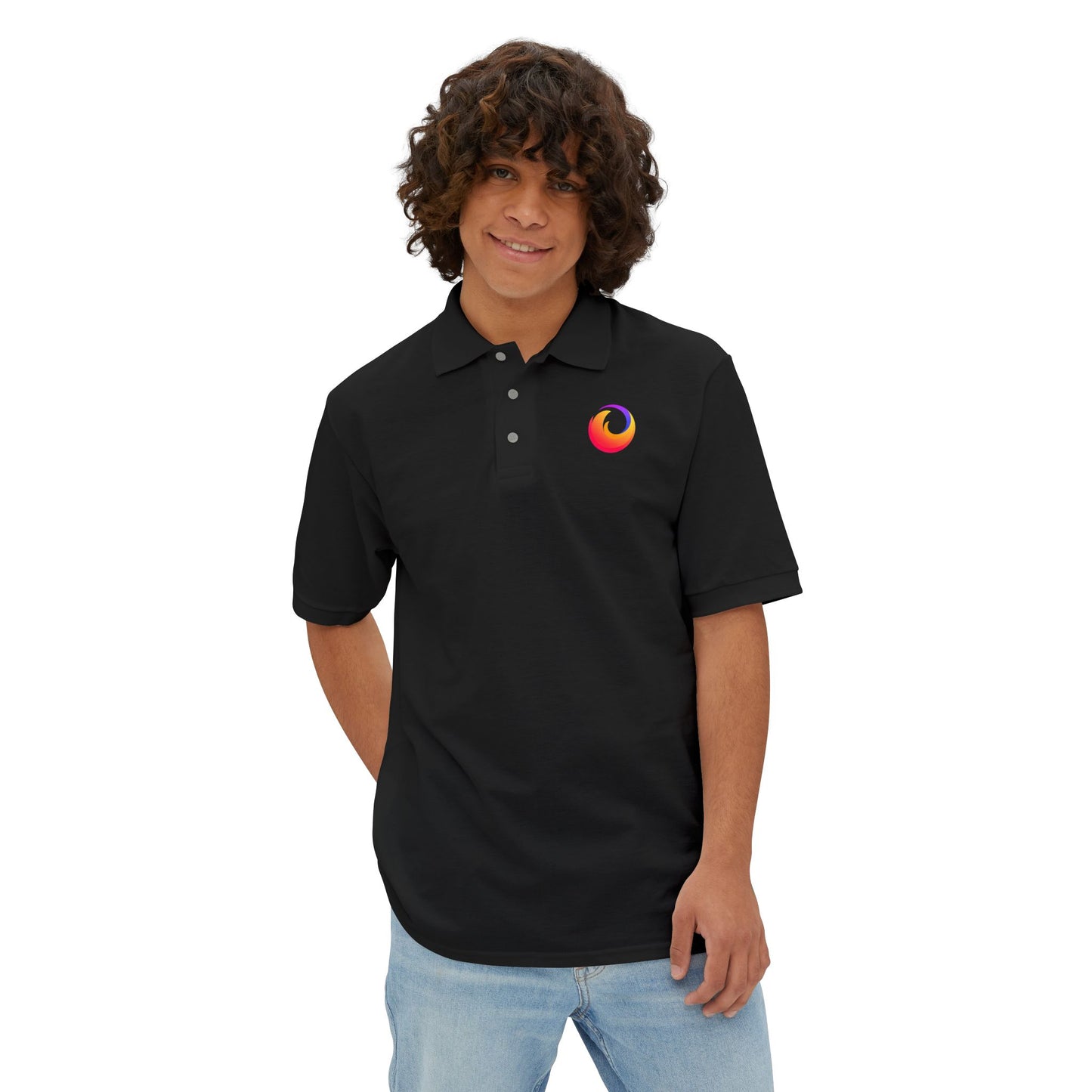 Firefox Logo Polo Shirt
