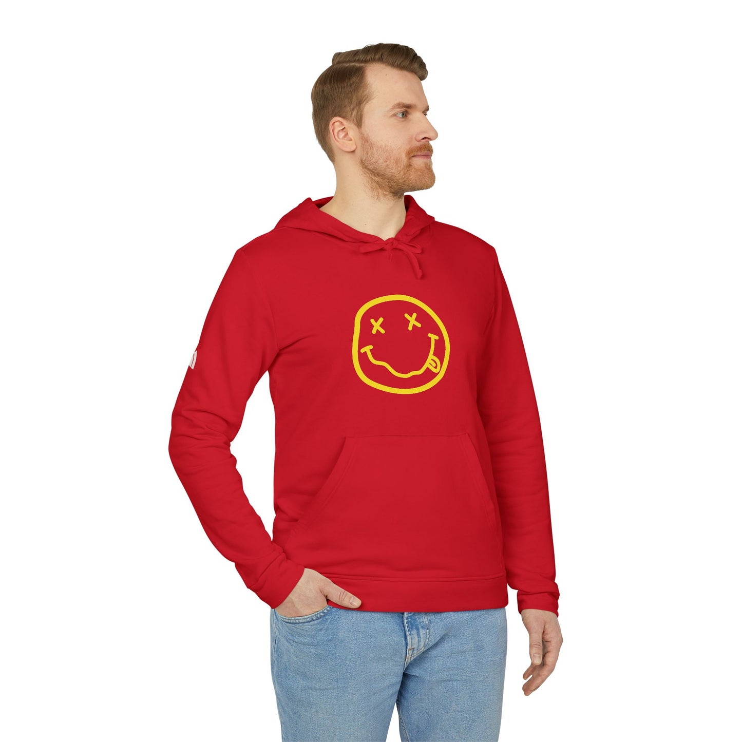 Nirvana Logo Adidas Adult Hoodie