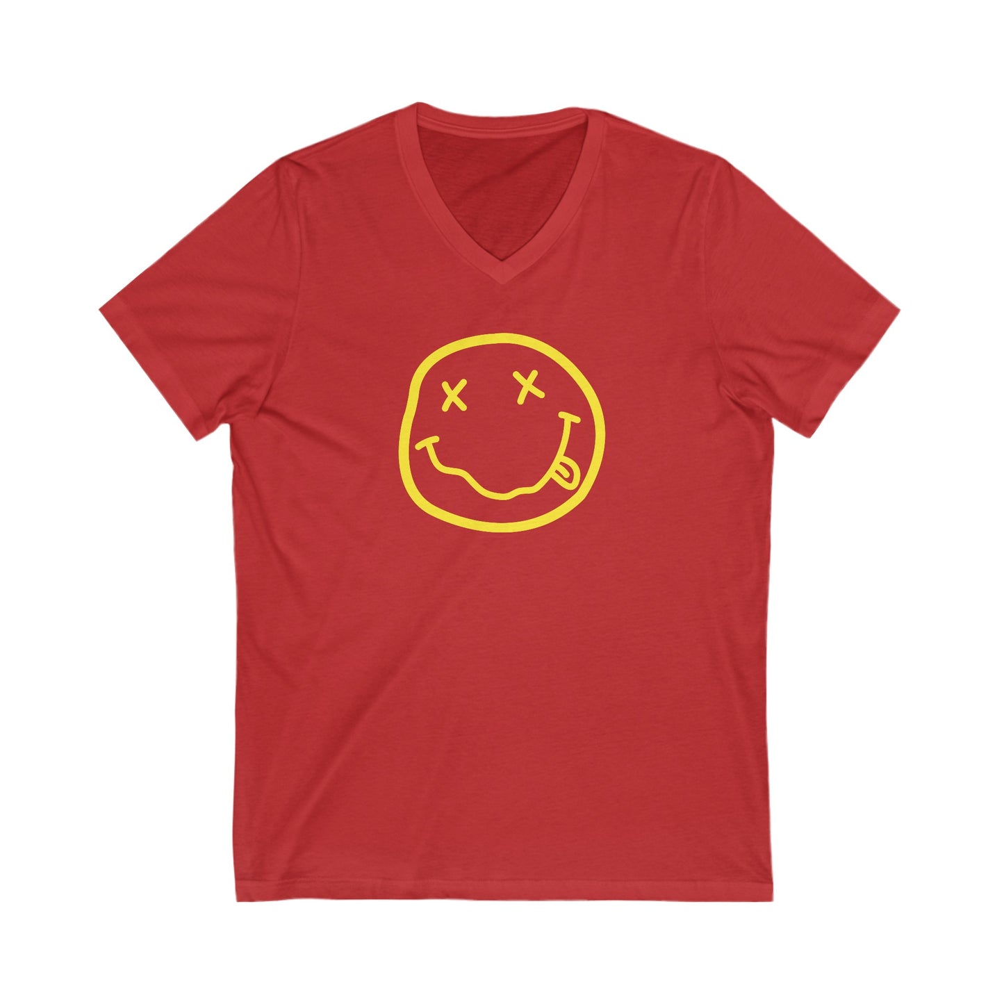 Nirvana Logo Adult V-Neck T-Shirt
