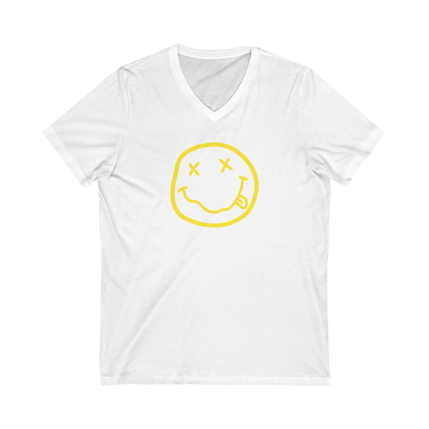 Nirvana Logo Adult V-Neck T-Shirt