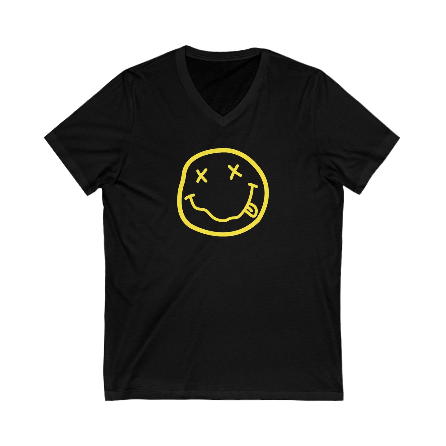 Nirvana Logo Adult V-Neck T-Shirt
