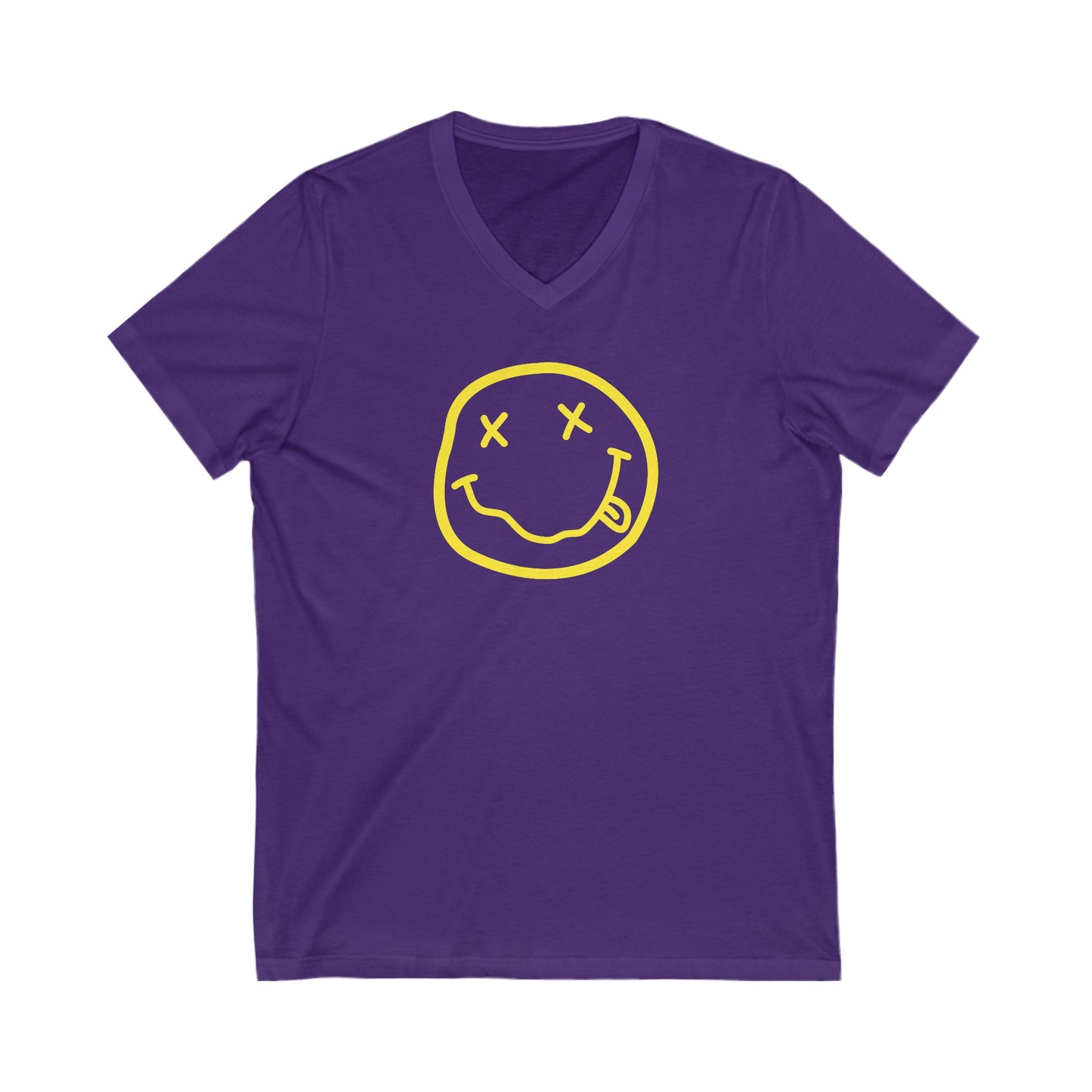 Nirvana Logo Adult V-Neck T-Shirt