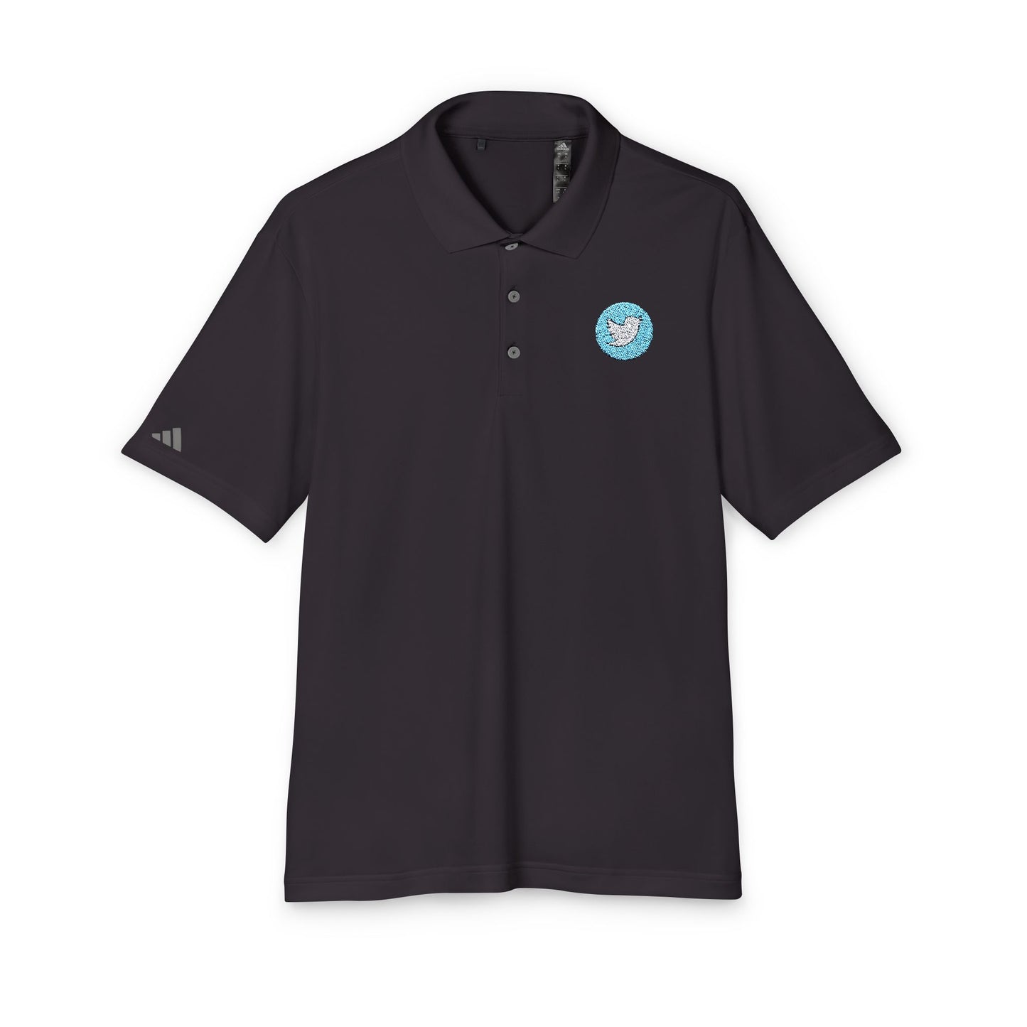 Twitter Logo Adidas Performance Polo