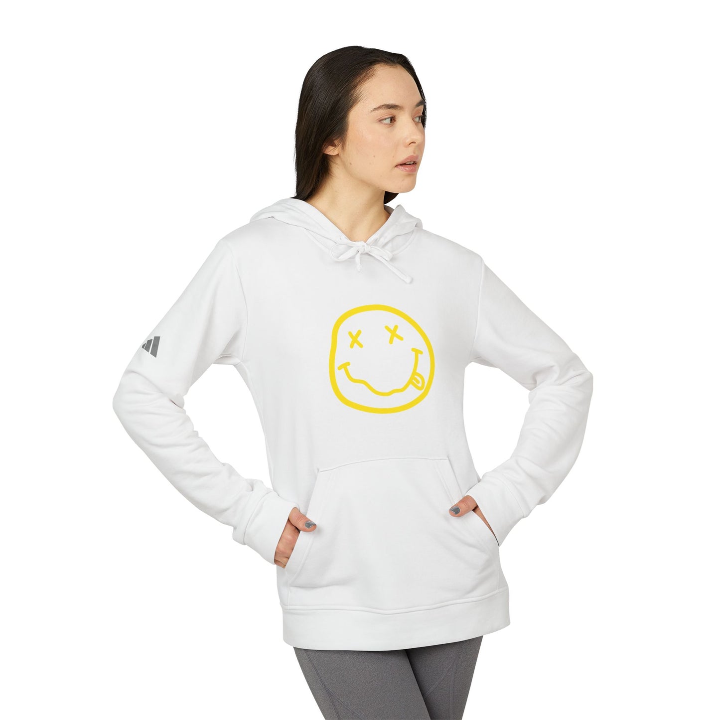 Nirvana Logo Adidas Adult Hoodie
