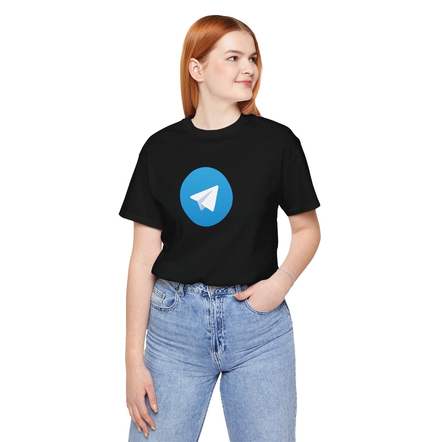 Telegram Logo Adult T-Shirt