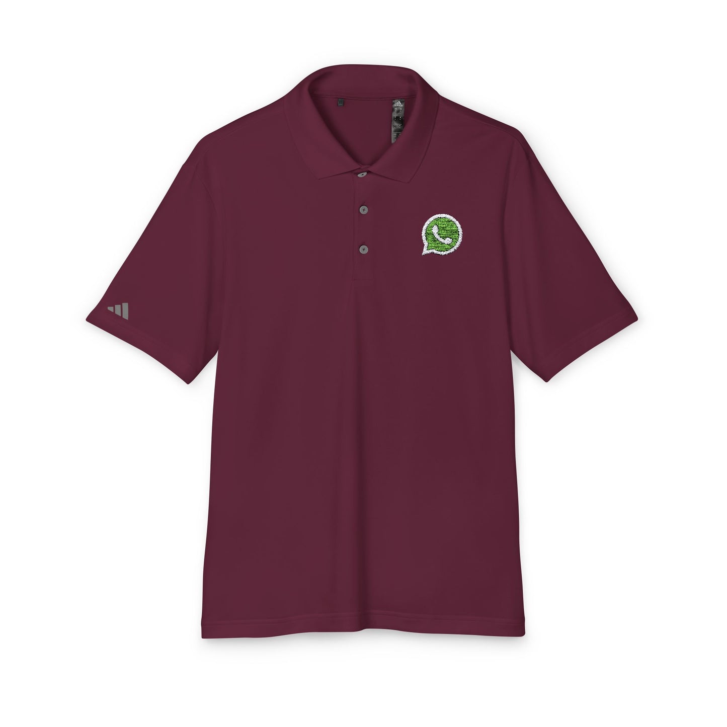 WhatsApp Logo Adidas Performance Polo