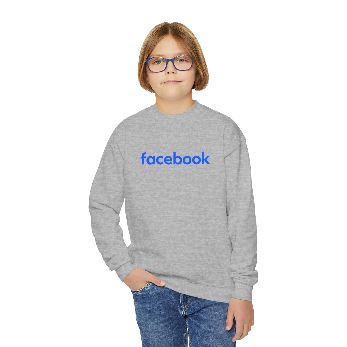 Facebook Logo Youth Sweatshirt