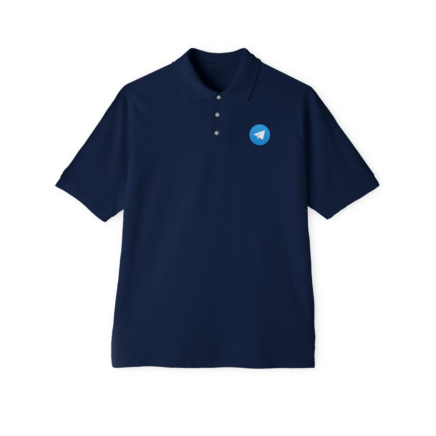 Telegram Logo Polo Shirt