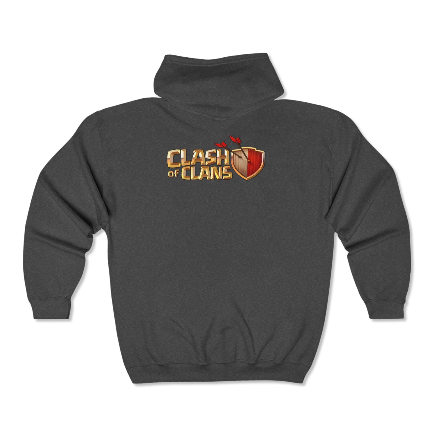 Clash Of Clans Adult Zip-Up Hoodie