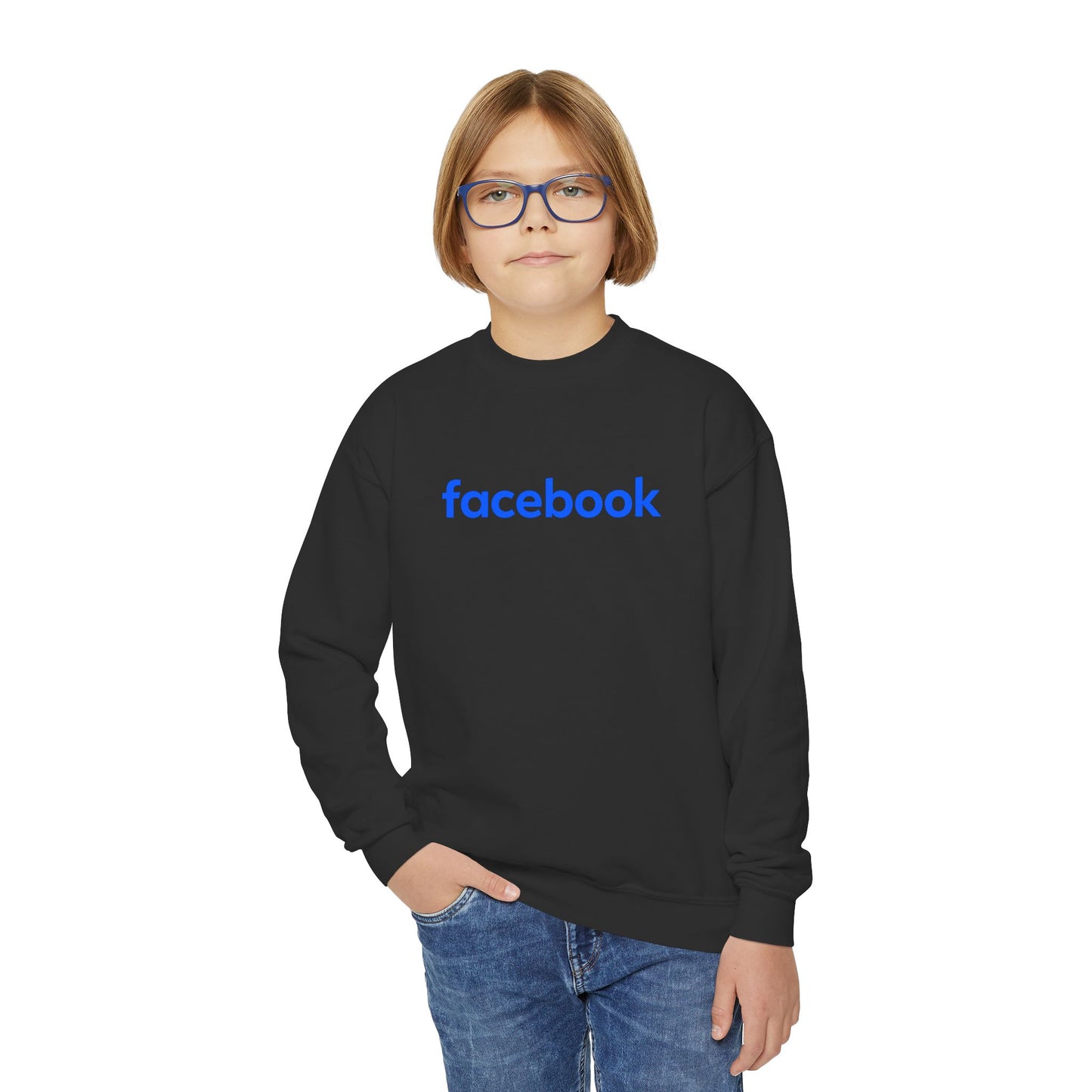 Facebook Logo Youth Sweatshirt