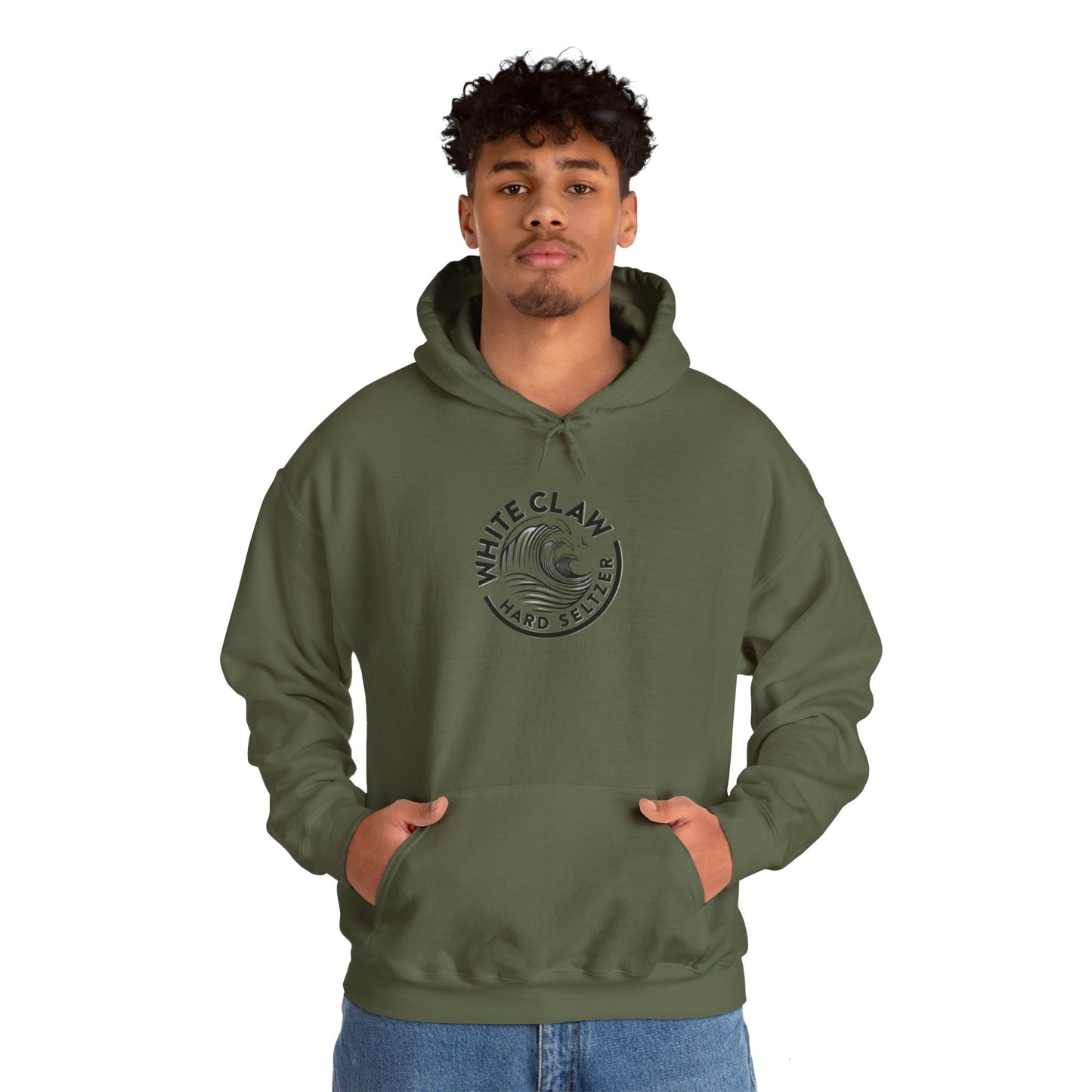 White Claw Logo Adult Hoodie