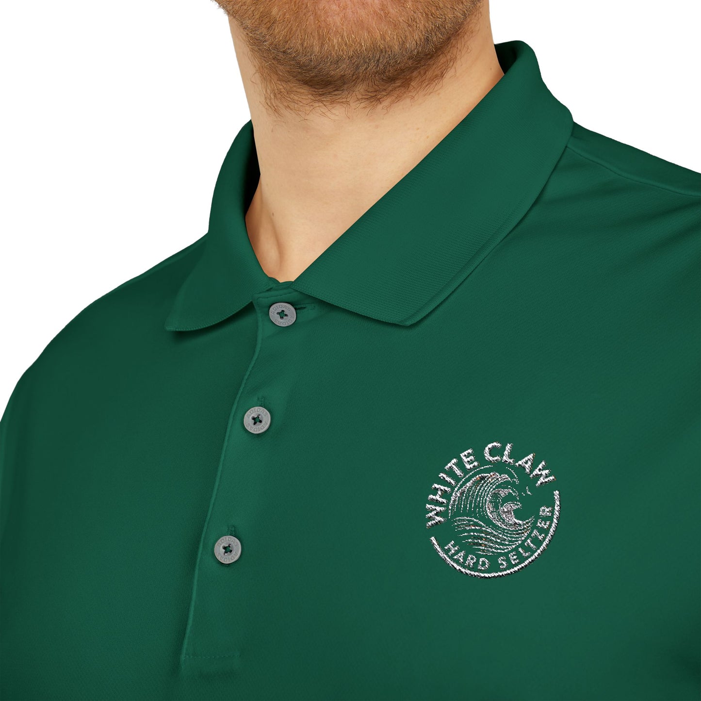 White Claw Logo Adidas Performance Polo
