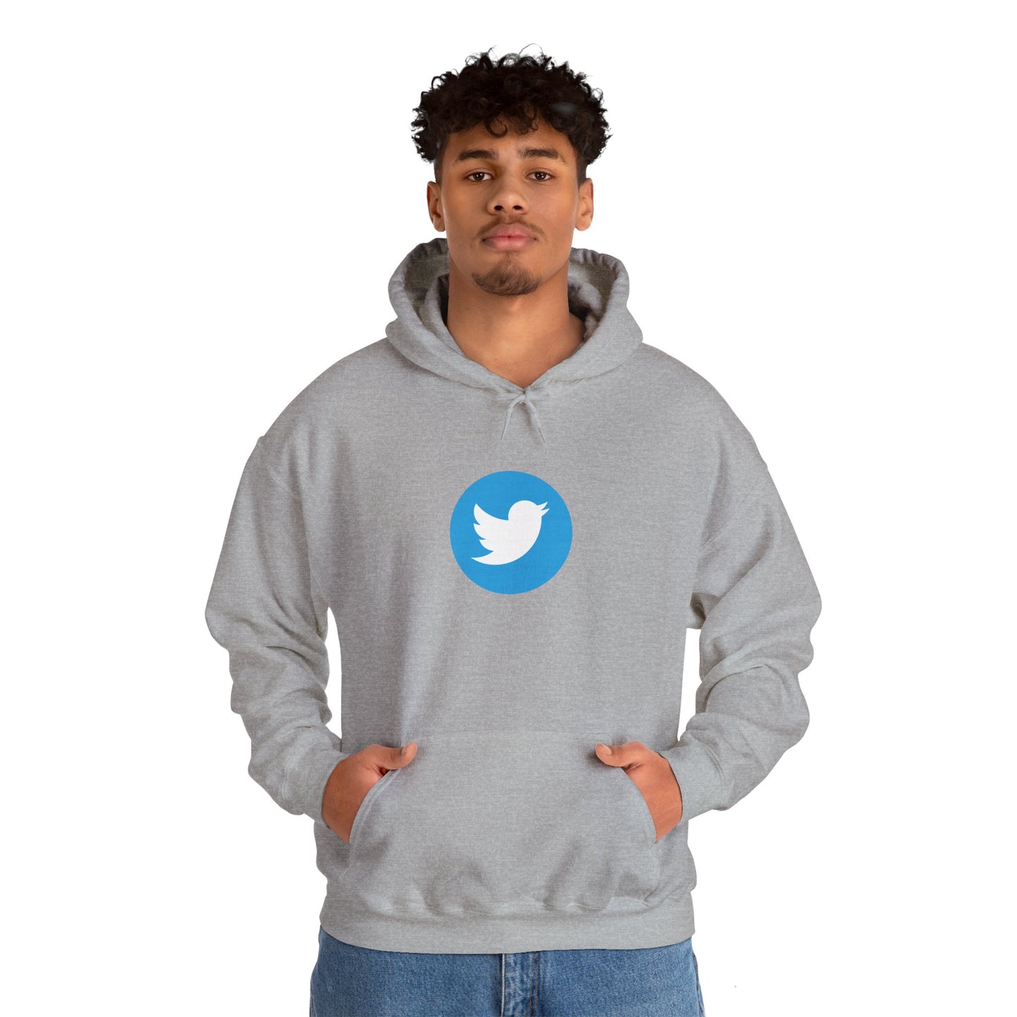 Twitter Logo Adult Hoodie