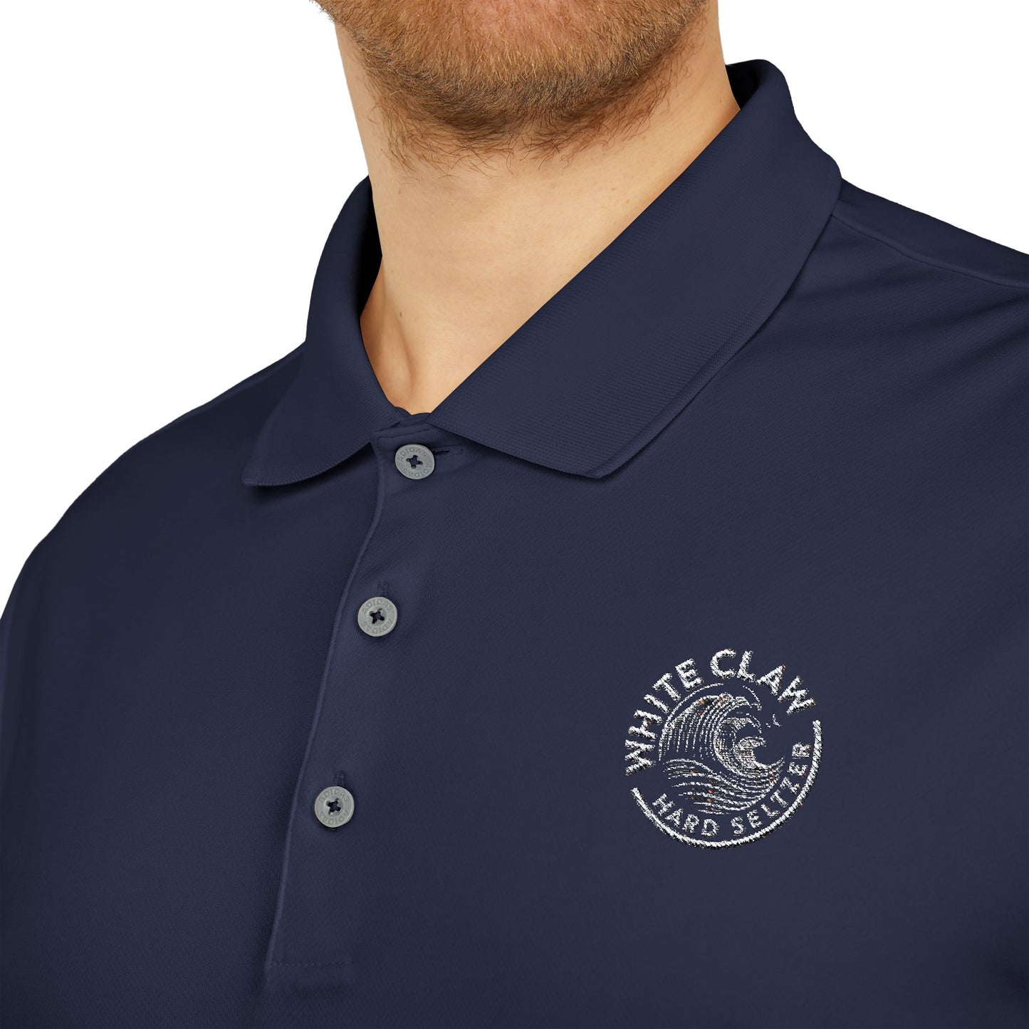White Claw Logo Adidas Performance Polo