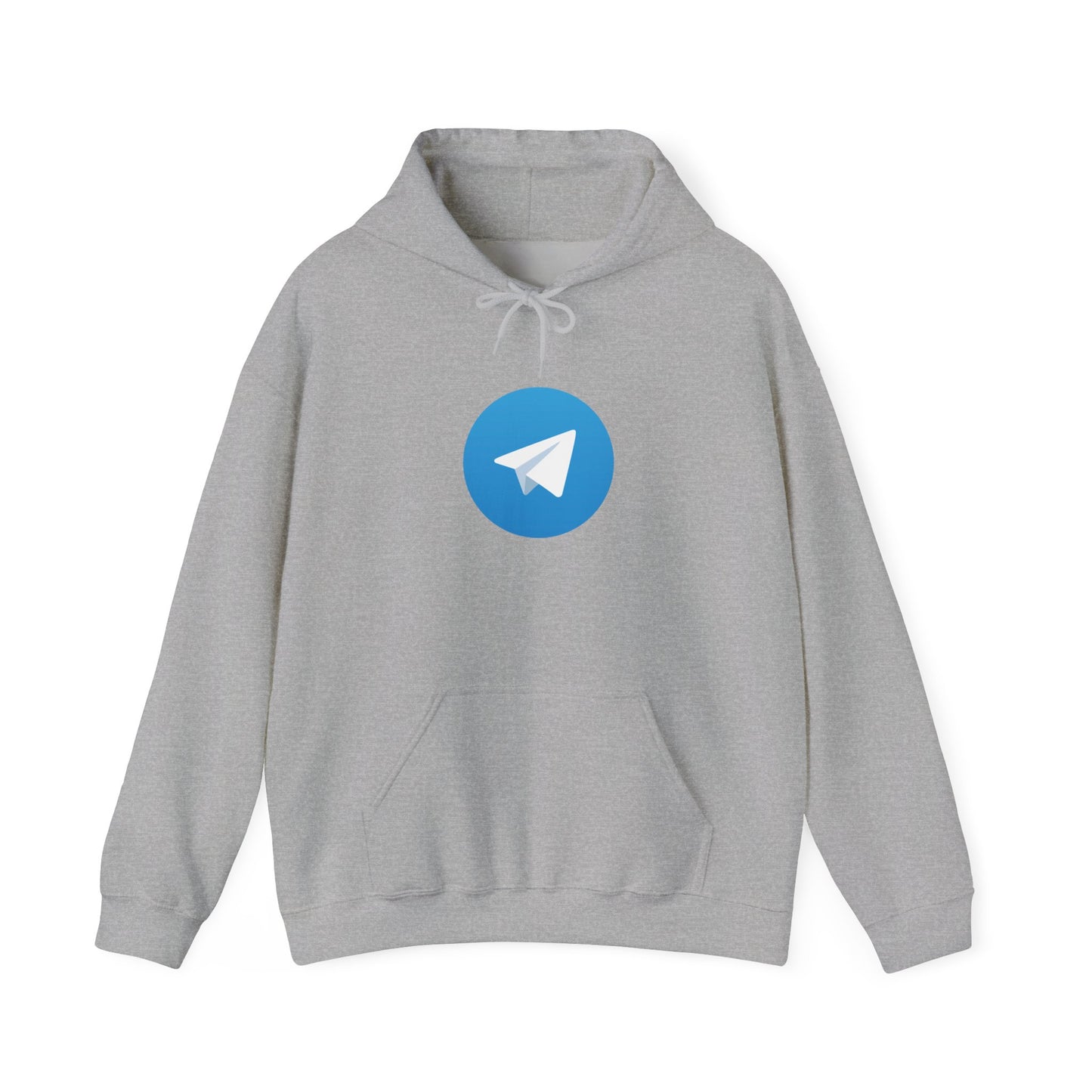Telegram Logo Adult Hoodie